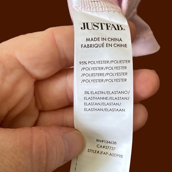 JUSTFAB ACTIVE NWOT Pink Athletic Tank Top, Size L. - Picture 11 of 12